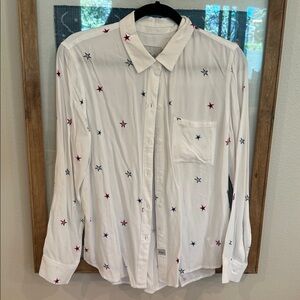 Rails Star Button Down Top